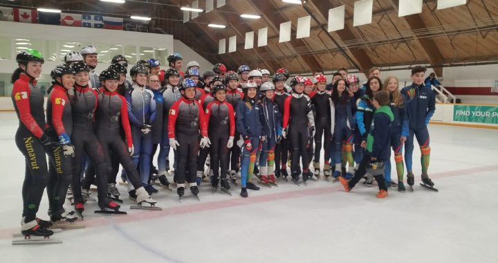 Skaters at the 2018 Arctic Winter Games
